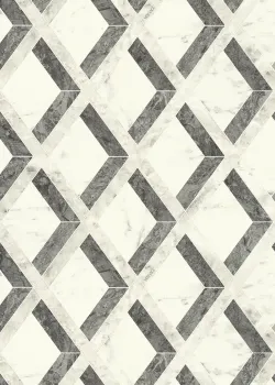 Versace VI 79133-3 Antrasit Siyah Mermer Baklava Geometrik Duvar Kağıdı, 7.04m²