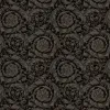 Versace VI 79135-2 Siyah Antrasit Barok Desenli İtalyan Duvar Kağıdı, 7.04m²