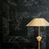 Siyah mermer ve ışıltılı damarlı labirent desenli Versace lüks duvar kağıdı