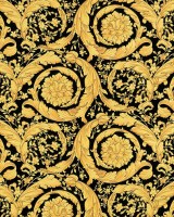 Versace VI 93583-4 Siyah Gold Barok Desenli İtalyan Duvar Kağıdı, 7.04m²