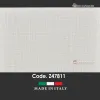 Home Z47811 Zambaiti Contract Hasır Desenli Kırık Beyaz Doku Yanmaz Antibakteriyel Lüks Duvar Kağıdı
