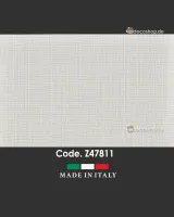 Home Z47811 Zambaiti Contract Kırık Beyaz Hasır Desenli Lüks Duvar Kağıdı, 10m²