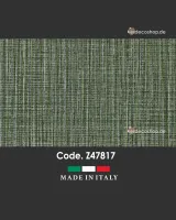 Home Z47817 Zambaiti Contract Yeşil Tonlu Lüks Hasır Kumaş Duvar Kağıdı, 10m²