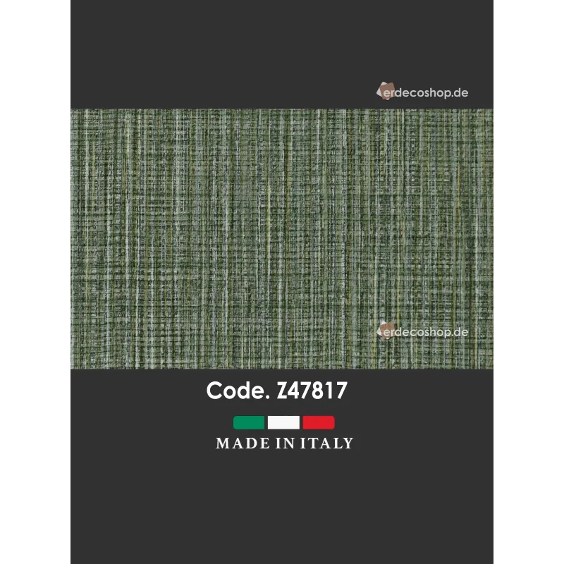 Home Z47817 Yeşil Hasır Kumaş Zambaiti Contract Home Z47817 Yeşil Tonlu Hasır Kumaş Dokulu Yanmaz Lüks Duvar Kağıdı Zambaiti Contract