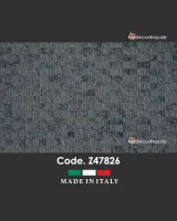 Home Z47826 Mimari Seri Koyu Petrol Mavisi Örgü Doku Duvar Kağıdı, 10m²