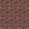 Koyu pembe yelpaze yaprağı desenli duvar kağıdı paneli Project Z61007-3