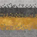 Project Z61037-2 Degrade Füme Altın Detaylı Ginkgo Yaprağı Desenli Lüks Duvar Kağıdı Paneli 15m²