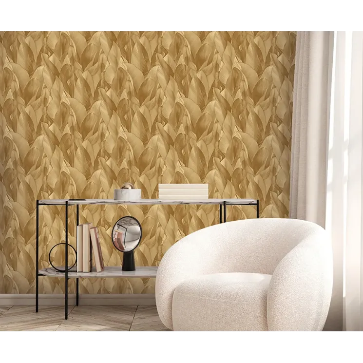 Architexture 2 Z57709 Doğal Bej Yaprak Desenli Duvar Kağıdı Architexture 2 Z57709 Doğal Bej Yaprak Desenli Duvar Kağıdı