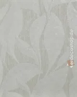 Casa Chic Z20114 Kırık Beyaz Yaprak Desenli Duvar Kağıdı