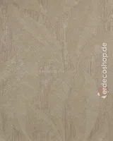 Casa Chic Z20115 Bej Yaprak Desenli Kumaş Dokulu Duvar Kağıdı