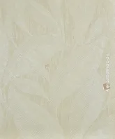 Casa Chic Z20119 Bej Tonlu Büyük Yaprak Desenli Lüks Duvar Kağıdı