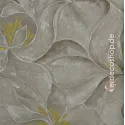 Casa Chic Z20121 Bej Kahve Tonlu Soyut Çiçek Desenli Duvar Kağıdı