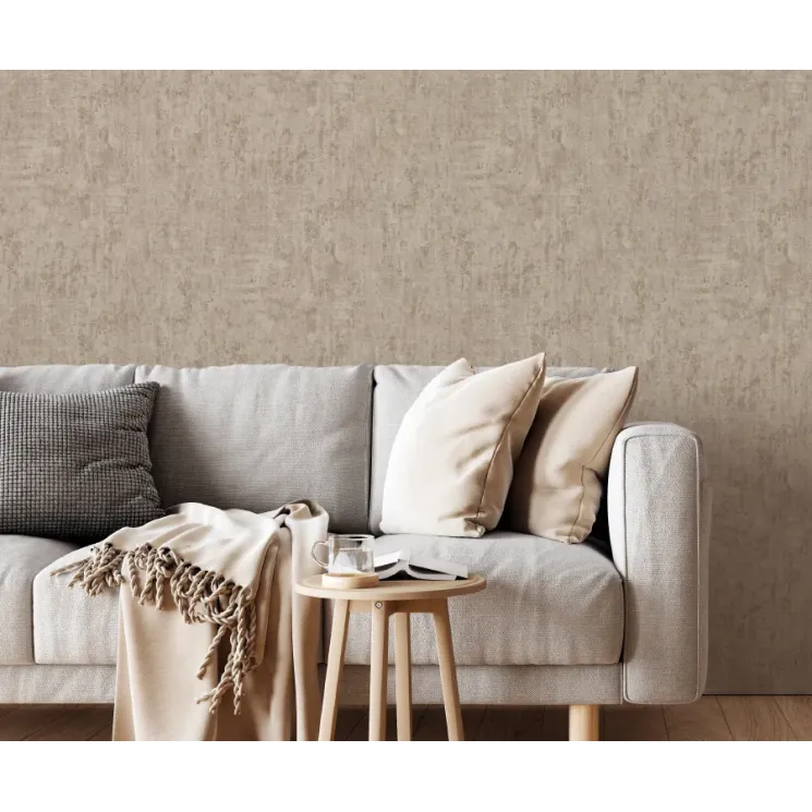 Casa Chic Z20127 Gri Bej Eskitme Sıva Duvar Kağıdı Görseli Casa Chic Z20127 açık gri bej tonlarında, yıpranmış sıva beton efektli, sanatsal dokulu duvar kağıdı.
