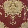 Casa Chic Z20140 Bordo Altın Damask Lüks Klasik Duvar Kağıdı