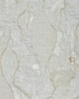Elie Saab 2 Z34907, bej krem dalga desenli kabartmalı duvar kağıdı