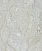 Elie Saab 2 Z34907, bej krem dalga desenli kabartmalı duvar kağıdı