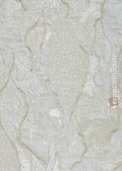 Elie Saab 2 Z34907, bej krem dalga desenli kabartmalı duvar kağıdı