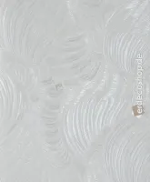 Elie Saab 2 Z34910, beyaz yaprak desenli kabartmalı duvar kağıdı