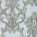 Elie Saab 2 Z34933, beyaz zeminli bej varaklı damask desenli kabartmalı duvar kağıdı