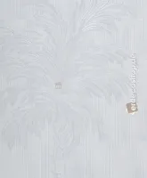 Elie Saab 2 Z34940, Beyaz Modern Yaprak Desenli Duvar Kağıdı