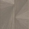 Z34951 kahverengi zeminli ışınsal geometrik çizgili panel duvar kağıdı tasarımı