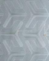 Lamborghini 3 Z12811 Gri Geometrik 3D Duvar Kağıdı