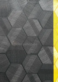 Lamborghini 3 Z12825 Antrasit Altıgen Desenli Lüks Duvar Kağıdı Lamborghini 3 Z12825 Antrasit Altıgen Desenli Lüks Duvar Kağıdı