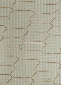 Lamborghini 3 Z12836 Bej Geometrik Desenli Lüks Duvar Kağıdı