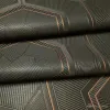 Lamborghini Z12847 bronz altıgen desenli modern duvar kağıdı Lamborghini Z12847 bronz kahve tonlarında altıgen desenli metalik vinil duvar kağıdı