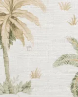 Marrakech Z70706, Suluboya Palmiye Ağacı Desenli Tropikal Lüks Duvar Kağıdı, 5m²