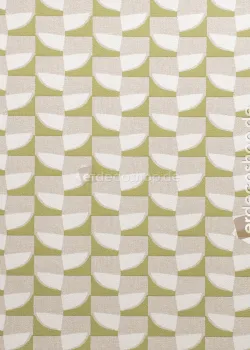 Marrakech Z70723, Zeytin Yeşili Organik Geometrik Desenli Duvar Kağıdı, 5m²