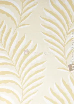 Marrakech Z70730, Kum Beji Eğrelti Otu Desenli Keten Dokulu Duvar Kağıdı, 5m²
