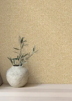 Marrakech Z70729, Gümüş Gri Keten Kumaş Dokulu Duvar Kağıdı, 5m²