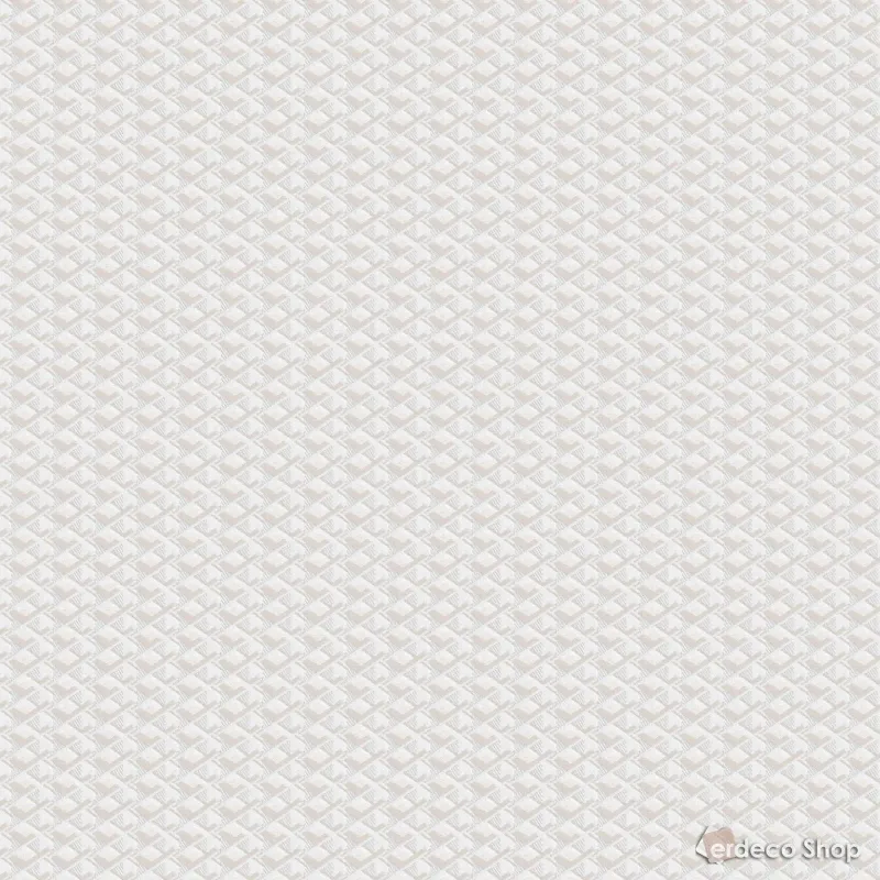Mini Trend Z15509 Dokulu Beyaz Geometrik Duvar Kağıdı Mini Trend Z15509 açık krem beyaz renk kabartmalı geometrik dokulu duvar kağıdı