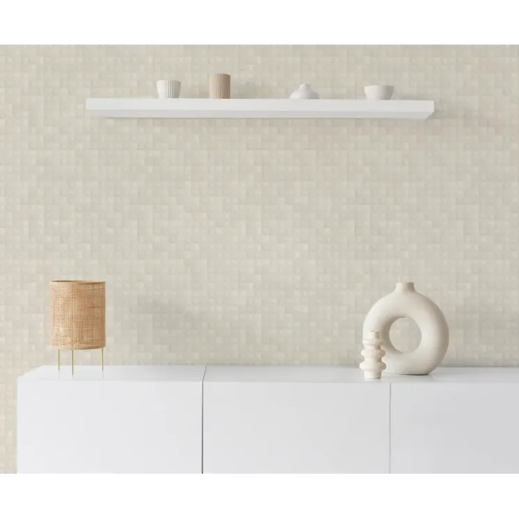 Mini Trend Z15518 - 3D duvar kağıdı ile mekana hareket katın Mini Trend Z15518 - 3D turuncu küp desenli duvar kağıdı, modern dekorasyon için ideal
