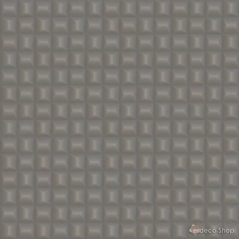 Mini Trend Z15522 sıcak gri tonlarında 3D küp desenli modern duvar kağıdı.