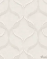 Mini Trend Z15529 Açık Krem 3D Dalgalı Desenli Duvar Kağıdı 5m²