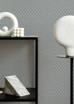 Mini Trend Z15534 Açık Gri Kapitone Desenli 3D Duvar Kağıdı 5m²