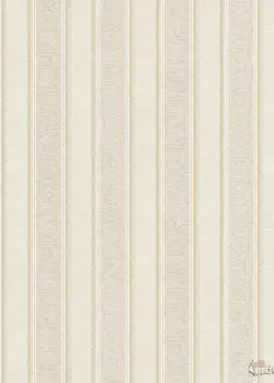 Mini Trend Z15541 Gri Bej Çizgili Simli Duvar Kağıdı 5m²