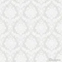 Mini Trend Z15547 Açık Gri Klasik Damask Duvar Kağıdı 5m²