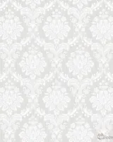 Mini Trend Z15547 Açık Gri Klasik Damask Duvar Kağıdı 5m²