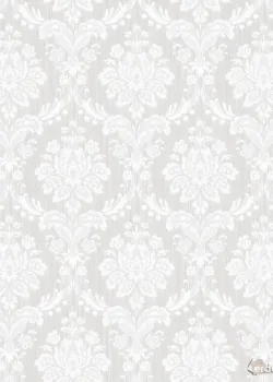 Mini Trend Z15547 Açık Gri Klasik Damask Duvar Kağıdı 5m²