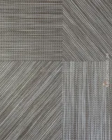 Natural Z48425 – Taupe Gri Geometrik Yön Değişimli Dokuma Duvar Kağıdı, 5.32m²