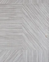 Natural Z48426 – Gümüş Gri Geometrik Yön Değişimli Dokuma Duvar Kağıdı, 5.32m²