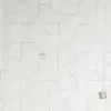 Philipp Plein 2 Z81005 3D Geometrik Detay Philipp Plein 2 Z81005 Üç Boyutlu İnci Beyazı Geometrik Dokulu Lüks Duvar Kağıdı