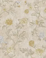 Satin Flowers Z66803 İtalyan Tarzı Floral Desenli Duvar Kağıdı