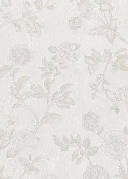 Satin Flowers Z66805 – Lila Floral Desenli Duvar Kağıdı