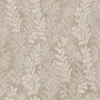 Satin Flowers Z66818 Doğal Yaprak Desenli Duvar Kağıdı