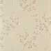 Satin Flowers Z66833 – Pembe çiçekli açık bej romantik duvar kağıdı