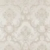 Satin Flowers Z66839 bej krem Viktoryen damask duvar kağıdı